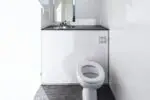 Toiletvogn 2 toiletter m. kværn