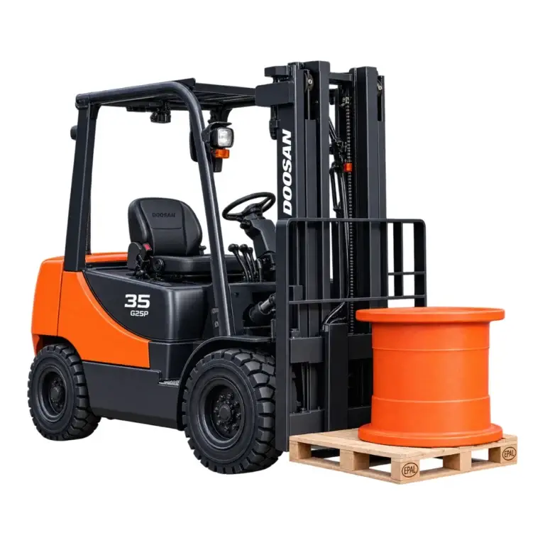 Doosan dieselgaffeltruck - 4,8m