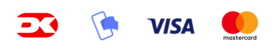 Dankort, MobilePay, Visa, Mastercard